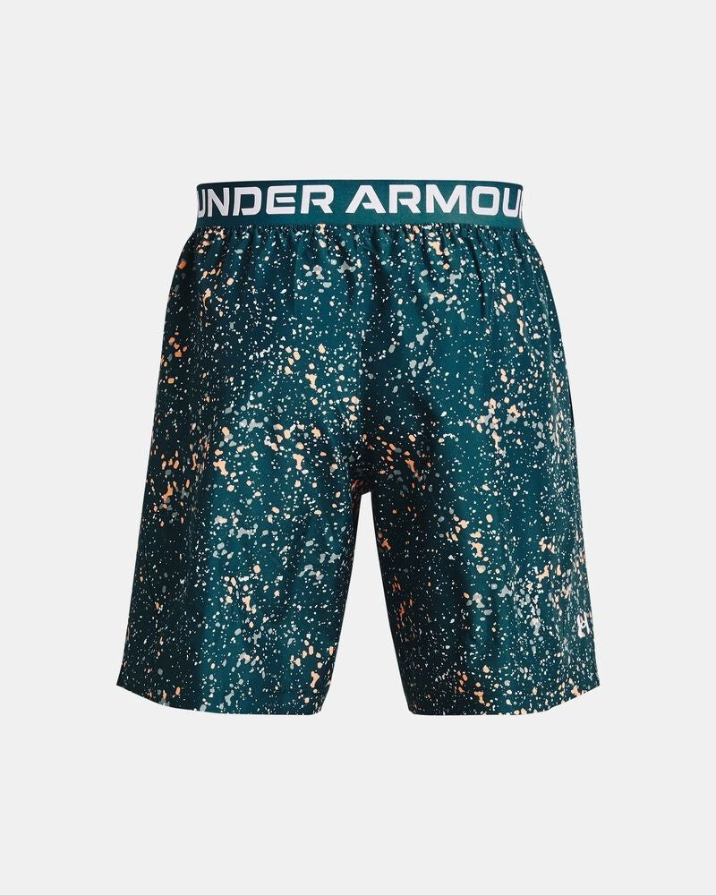 Under Armour UA Woven Adapt Shorts Green Multi Men's Size Small 1361436