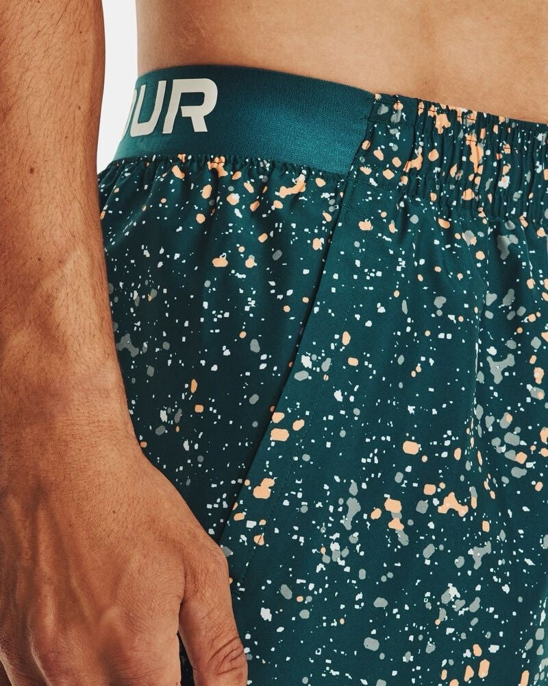 Under Armour UA Woven Adapt Shorts Green Multi Men's Size Small 1361436