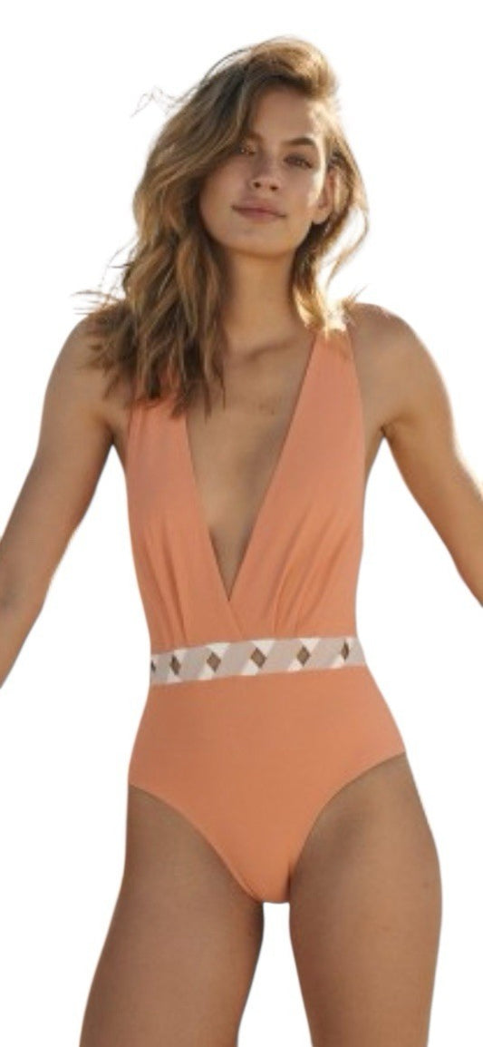 VALIMARE Cap Antibes pleated swimsuit XS RRP £270