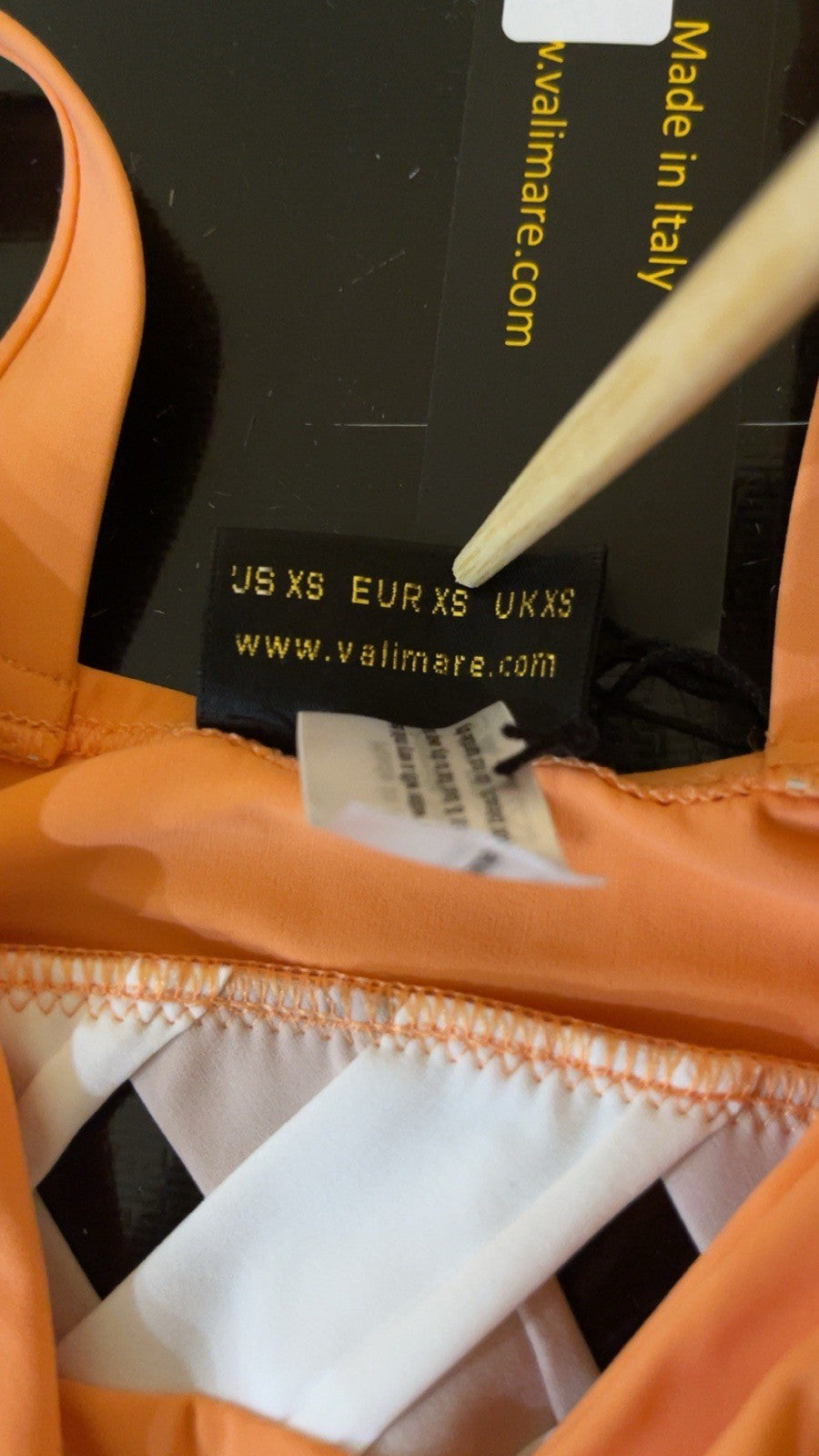 VALIMARE Cap Antibes pleated swimsuit XS RRP £270