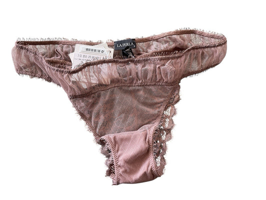 La Perla Pink Lace Knickers Panties UK 16
