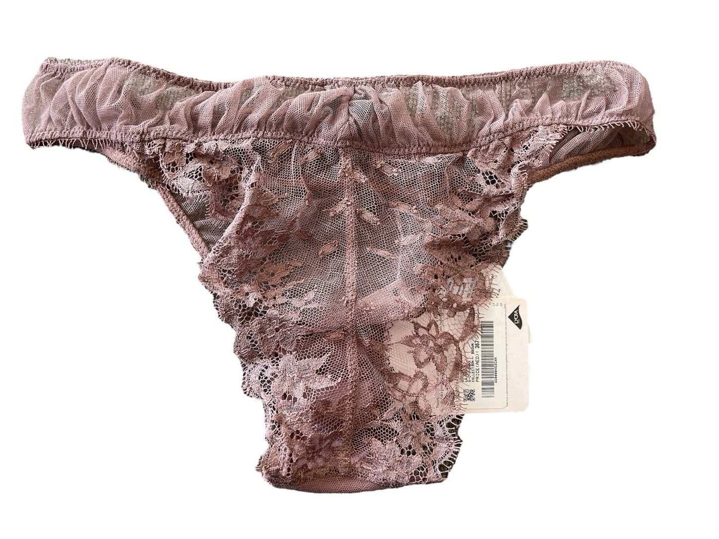 La Perla Pink Lace Knickers Panties UK 16