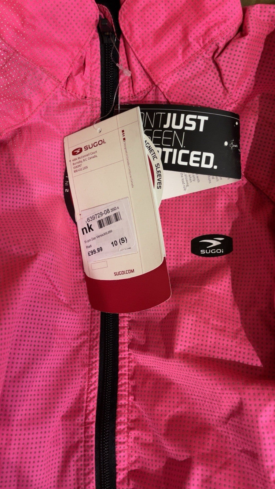 Sugoi Versa 2 In 1 Women's Reflective Running Cycling Jacket / Vest RRP £100
