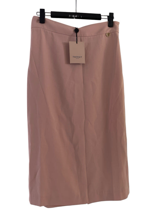 Twinset Milano Pink Midi Skirt UK 12
