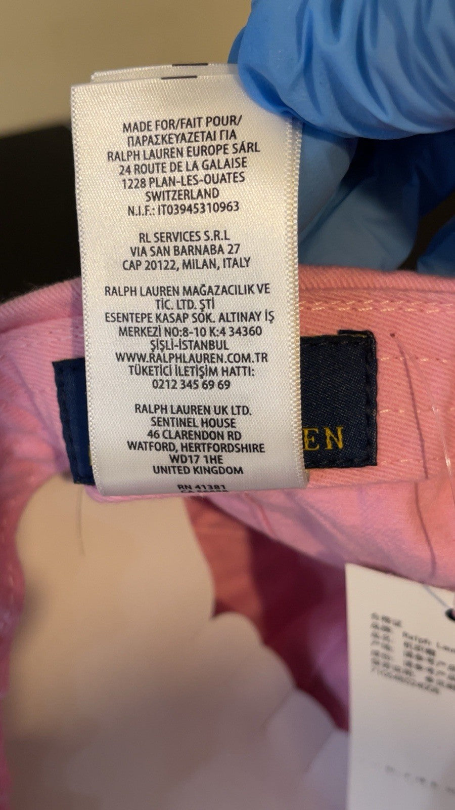 Polo Ralph Lauren Baseball Cap One Size Adjustable Pink Pony Logo BNWT