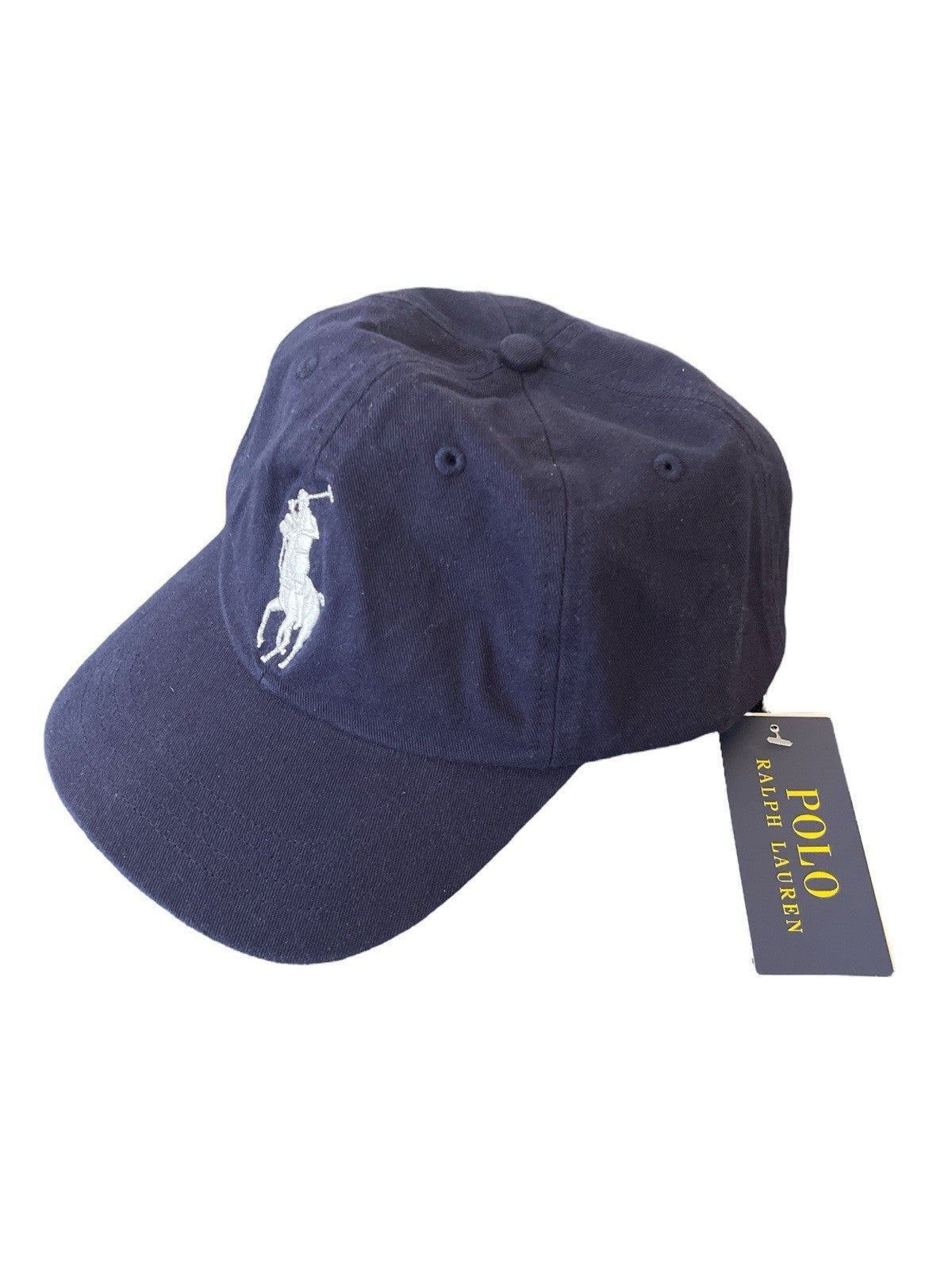 Polo Ralph Lauren Baseball Cap One Size Adjustable Navy Big Pony 3 Logo BNWT