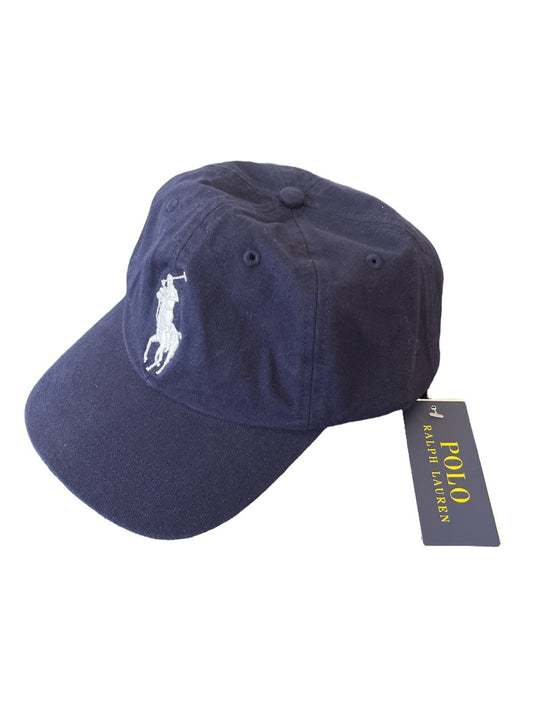Polo Ralph Lauren Baseball Cap One Size Adjustable Navy Big Pony 3 Logo BNWT