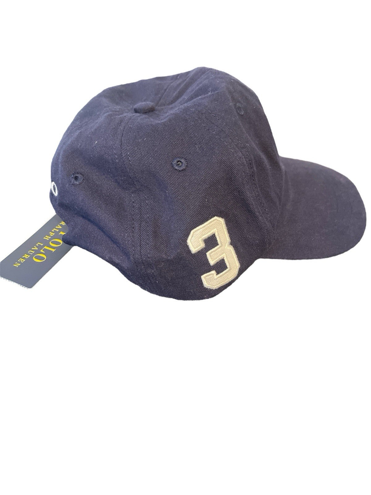 Polo Ralph Lauren Baseball Cap One Size Adjustable Navy Big Pony 3 Logo BNWT