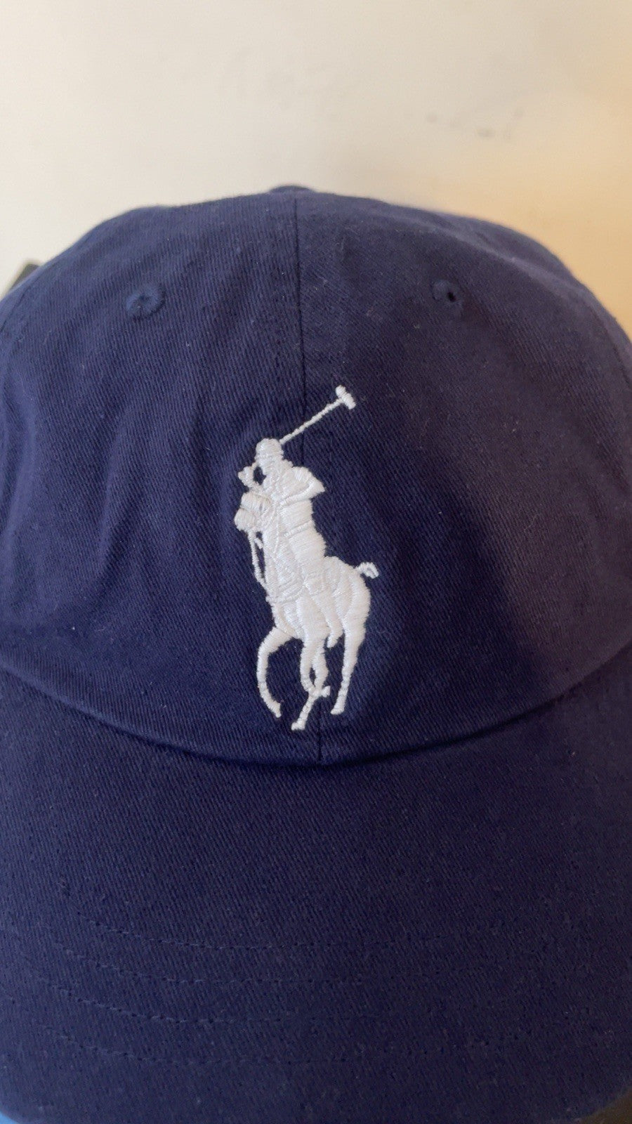 Polo Ralph Lauren Baseball Cap One Size Adjustable Navy Big Pony 3 Logo BNWT