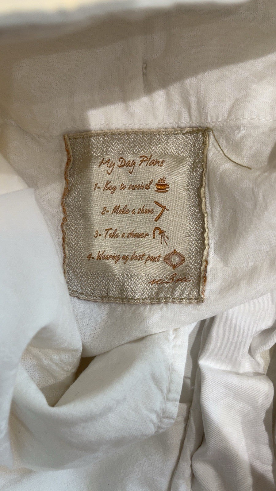 SEI 3 SEI 636 Men’s Stretch Chinos Pants Trousers Cream W33