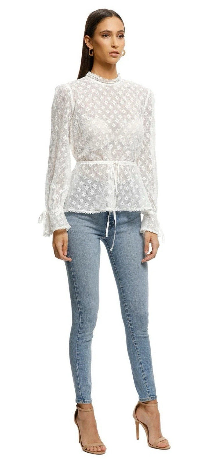 NOBODY DENIM Whispering Cult Skinny Ankle Length Blue Petite W 24 RRP £115