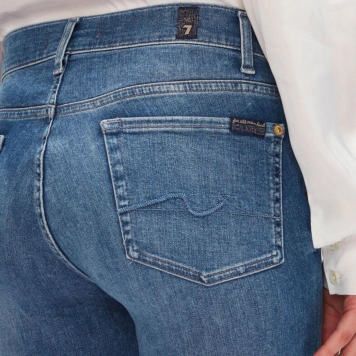 7 For All Mankind Roxanne Women's Slim Stretch Ankle Jeans Size W23