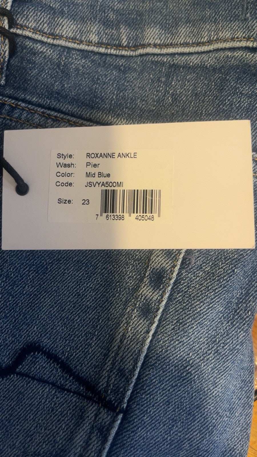 7 For All Mankind Roxanne Women's Slim Stretch Ankle Jeans Size W23