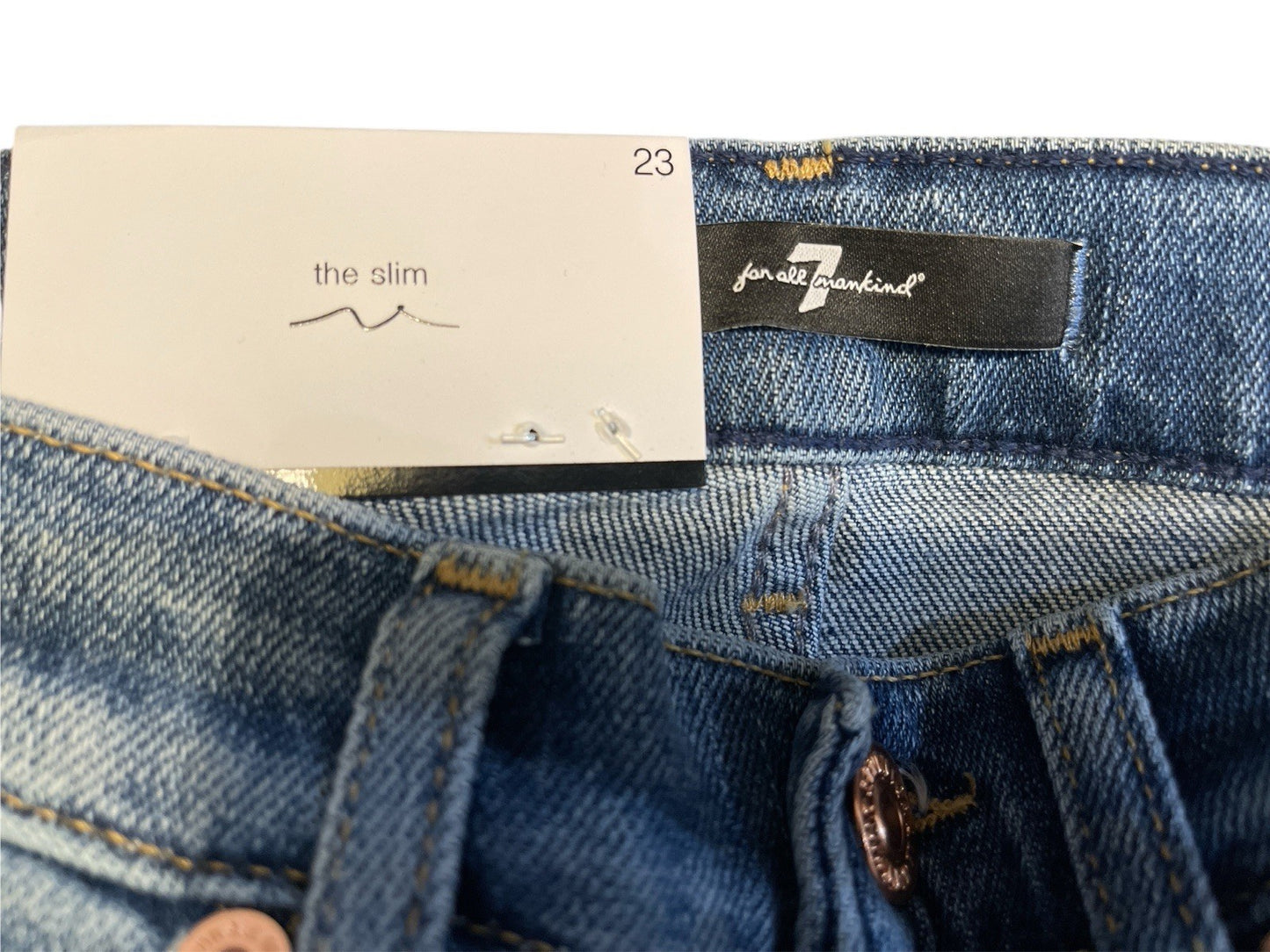 7 For All Mankind Roxanne Women's Slim Stretch Ankle Jeans Size W23