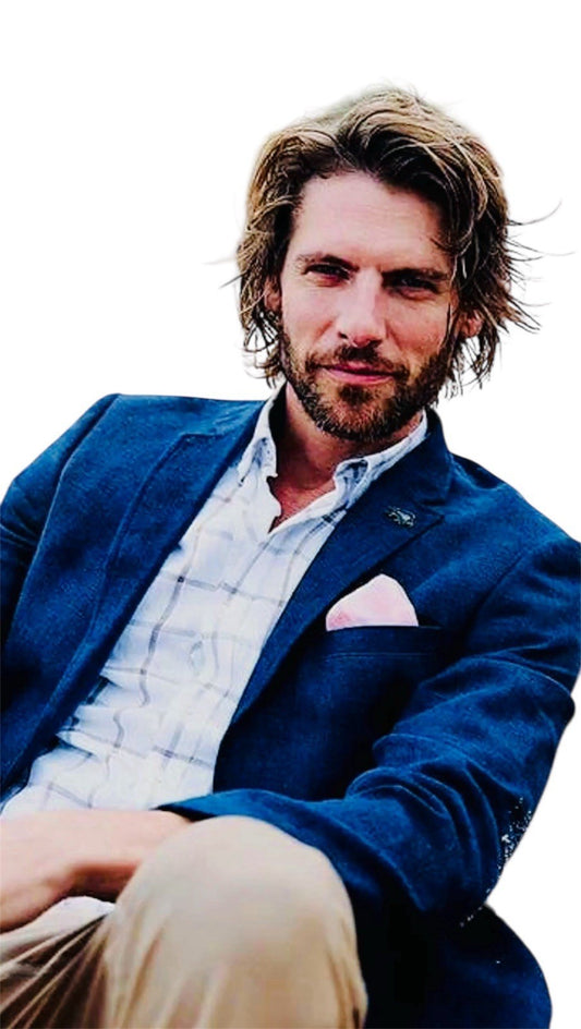 Raging Bull Linen Herringbone Blazer Navy Size M BNWT