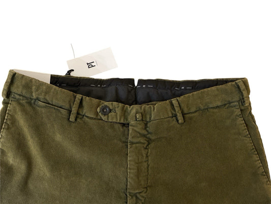 PT Torino Spark Green Pants Trousers Stretch Cotton Freedom Chinos Straight W34
